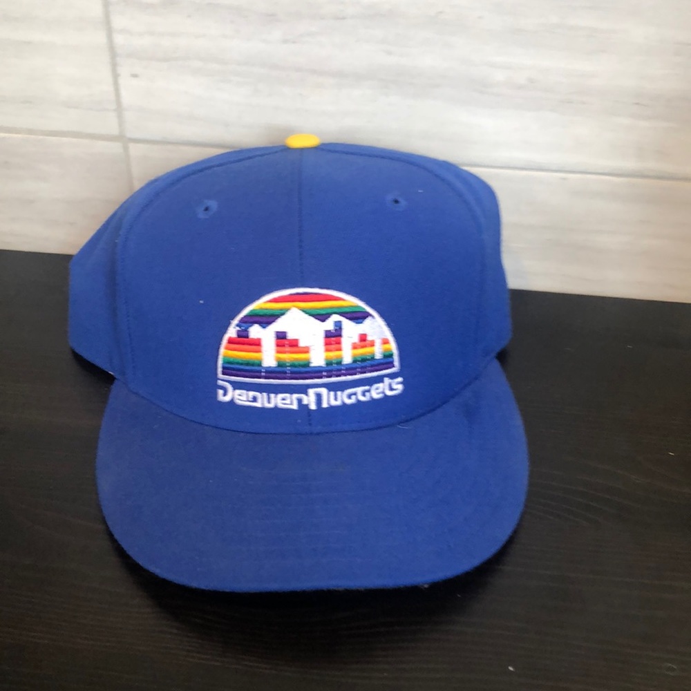 Denver Nuggets Mitchell and Ness fitted cap 7 1/2